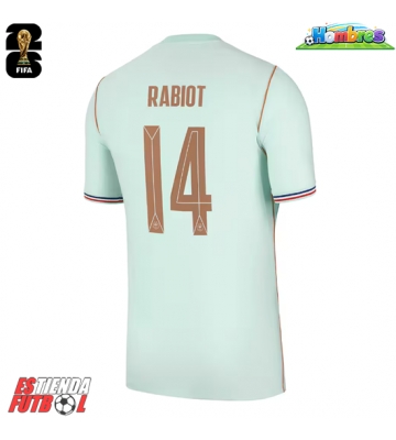 Francia Adrien Rabiot #14 Segunda Equipación Mundial 2026 Manga Corta